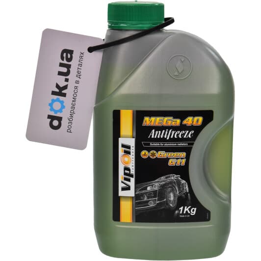 VIPOIL MEGa 40 G11 зеленый готовый антифриз