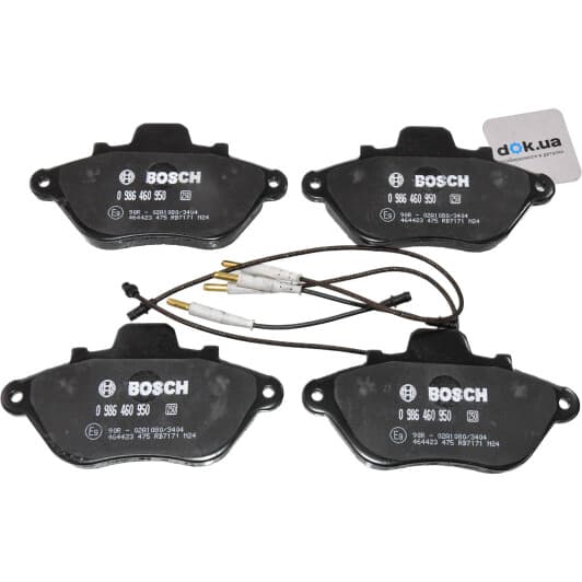 0 986 460 950 Bosch Тормозные колодки