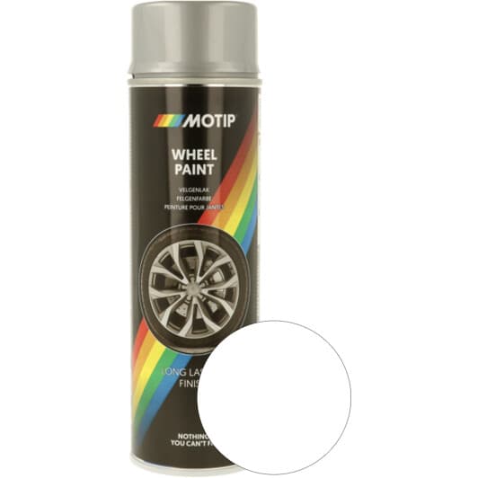 Аерозольна фарба Motip Wheel Paint White глянсова 500 мл