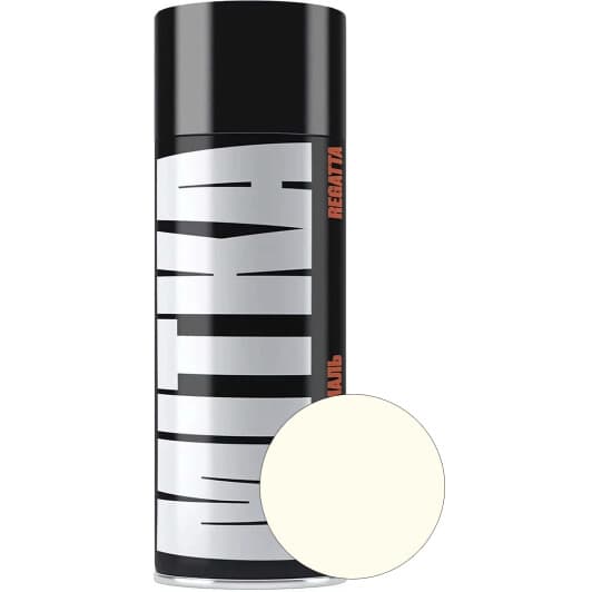 Аерозольна фарба Mitka Regatta біла 201 глянсова 150 мл