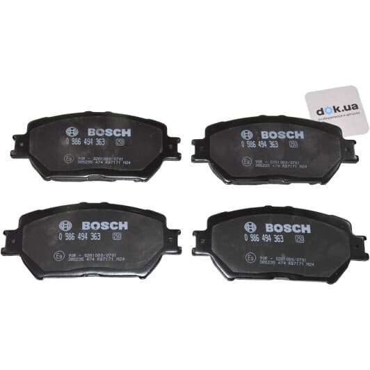 0 986 494 363 Bosch Тормозные колодки