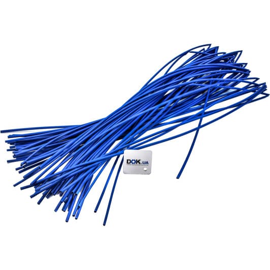 Термоусадка Apro ZRG-3BL 3.0/1.5 мм цвет синий 1 м 30 шт