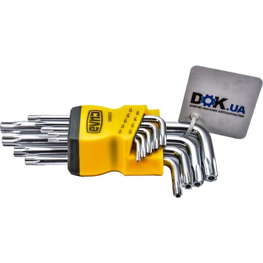 Набір ключів TORX Сила 202510 T10-T50 9 шт