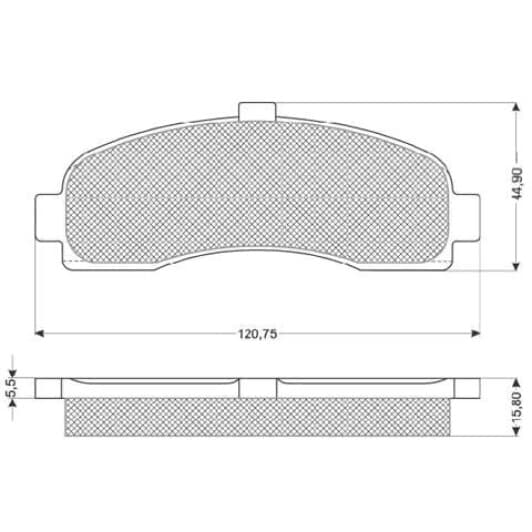 BDS189 Starline Тормозные колодки для Nissan Micra