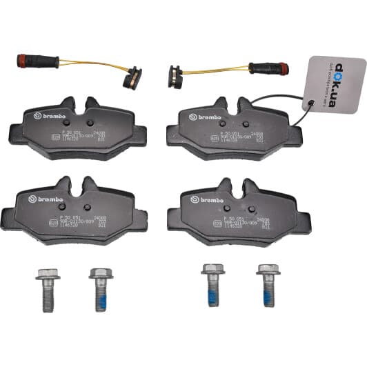 P 50 051 Brembo Тормозные колодки