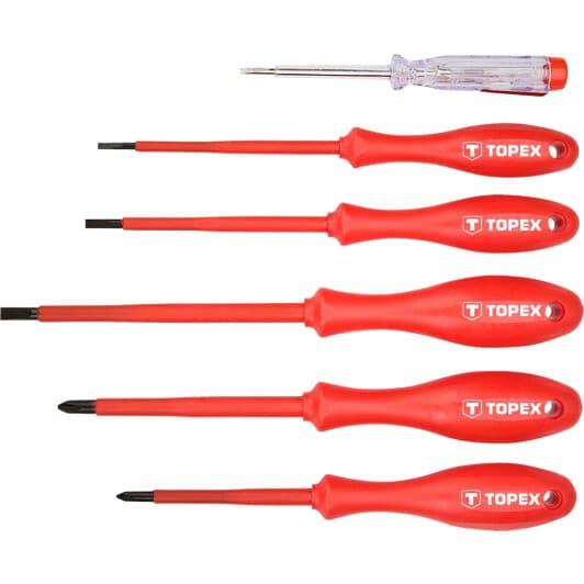 Набор отверток диэлектрических Topex 39D155 6 шт.