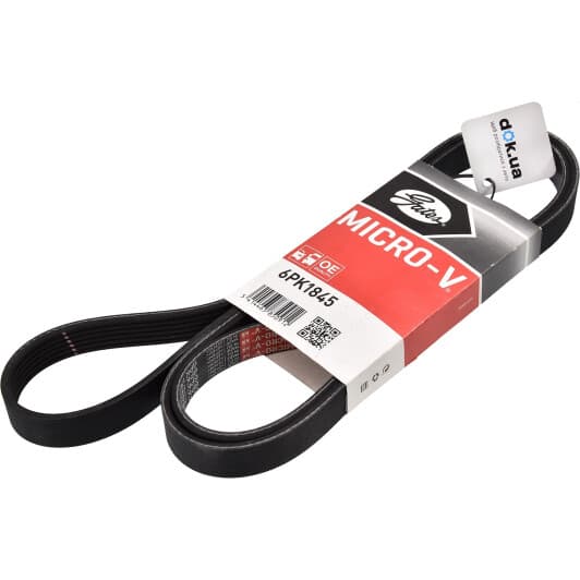 6PK1845 Gates Поліклиновий ремінь