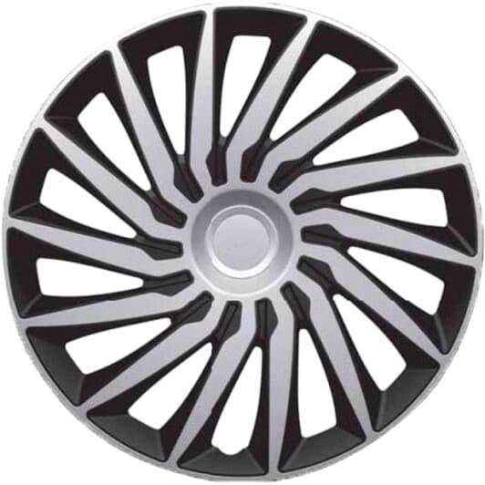 Комплект колпаков на колеса Argo Kendo цвет серебристый + черный R13