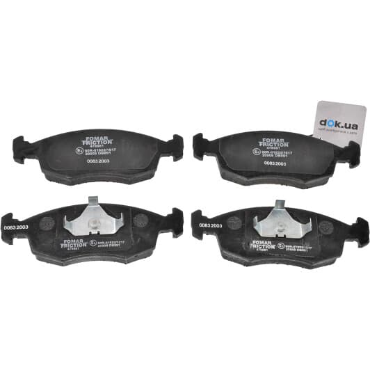 FO478981 Fomar Тормозные колодки