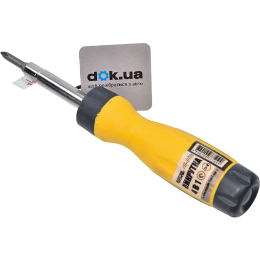 Отвертка с набором бит MasterTool 400516