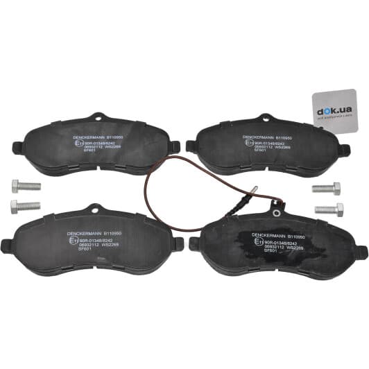 B110950 Denckermann Гальмівні колодки