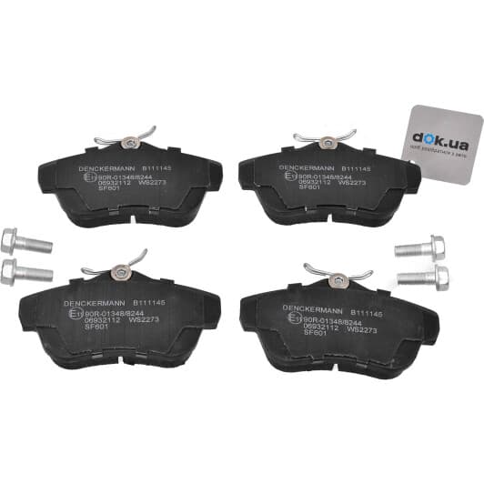 B111145 Denckermann Тормозные колодки