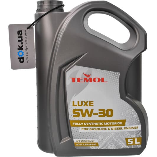 TEMOL Luxe 5W-30 (5 л) моторное масло