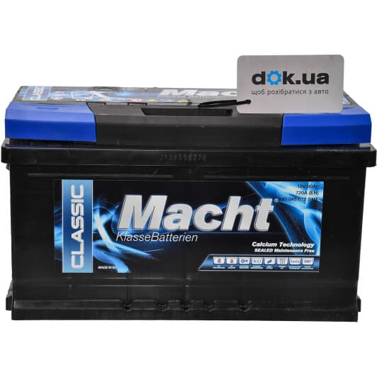 Аккумулятор Macht 6 CT-80-R Classic 25349