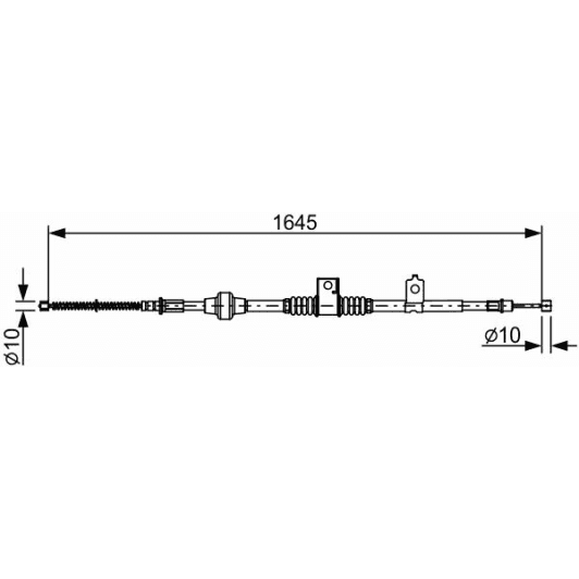 1 987 482 517 Bosch Трос ручного гальма