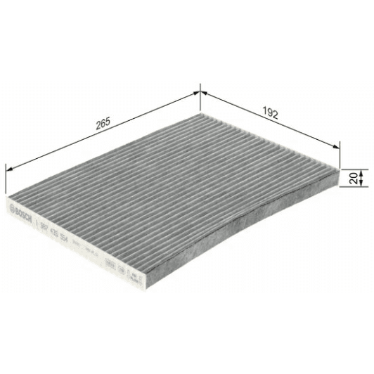 1987435554 Bosch Фильтр салона