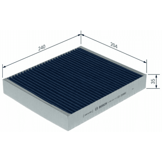 0986628612 Bosch Фильтр салона