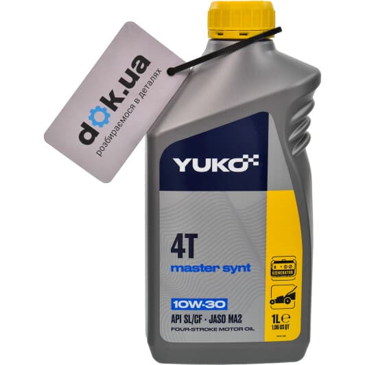 Моторное масло 4T Yuko Master Synt 10W-30 полусинтетическое