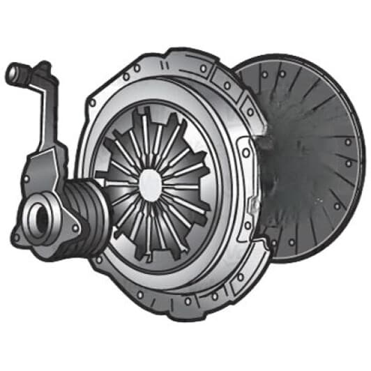 834097 Valeo Комплект сцепления