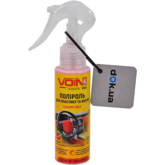 Полироль для салона Voin Cockpit Milk клубника 100 мл