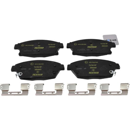 2503401 Textar Гальмівні колодки