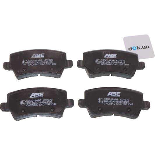 C2G019ABE ABE Гальмівні колодки