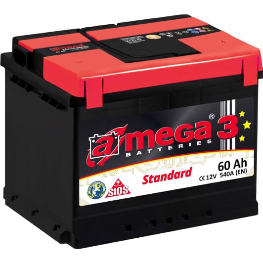 Акумулятор A-Mega 6 CT-60-R Standard M360R