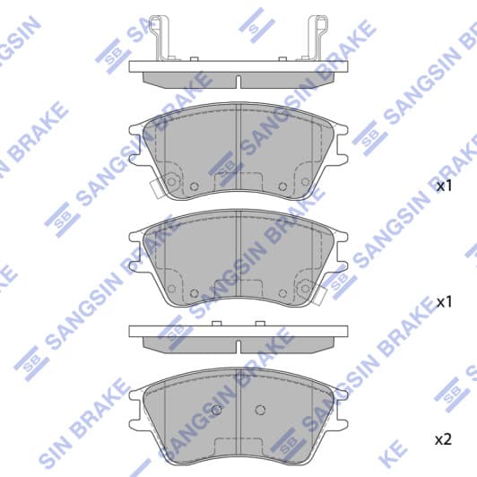 SP1147 Hi-Q Гальмівні колодки