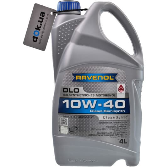 Ravenol DLO 10W-40 (4 л) моторна олива