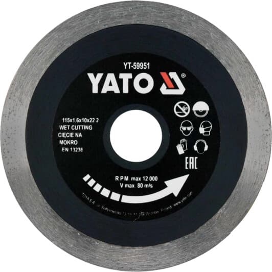 Круг отрезной Yato YT-59951 115 мм