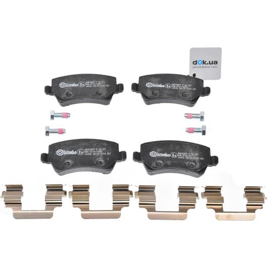 P 86 021 Brembo Тормозные колодки