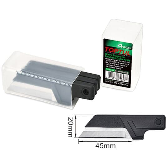 Набор лезвий Toptul SLAD0505V0 монолитное 4 шт.