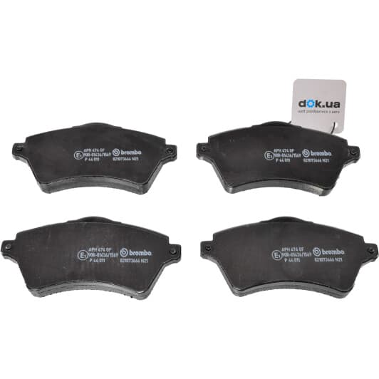 P 44 011 Brembo Гальмівні колодки для Land Rover Freelander