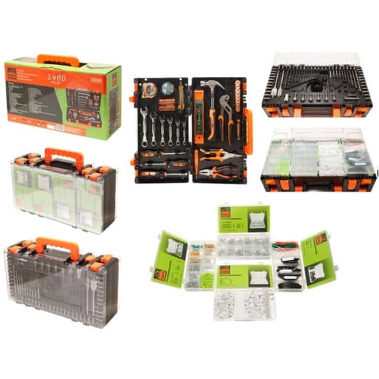 Набор инструментов ISMA 514002 1/4" 1400 шт.