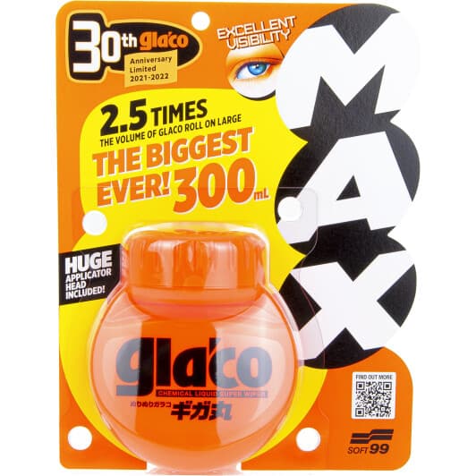 Антидождь SOFT99 Glaco Roll On Large Max 10363NEW 300 мл