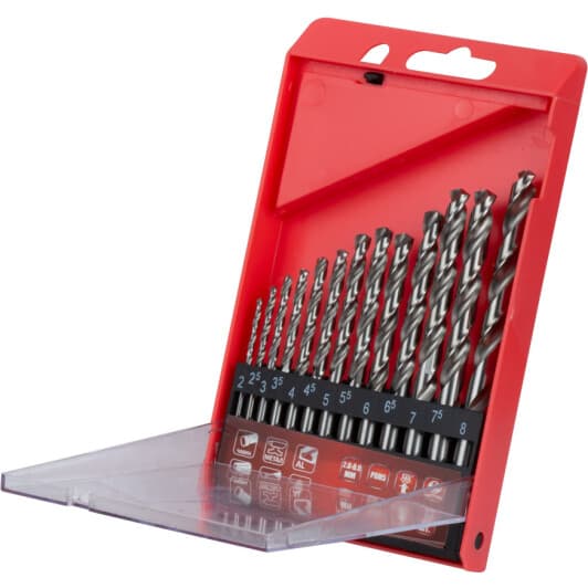 Набор сверл Ultra спиральных по металлу 1191692 2-8 мм 13 шт.