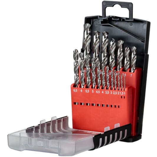 Набор сверл Ultra спиральных по металлу 1191712 1-10 мм 19 шт.