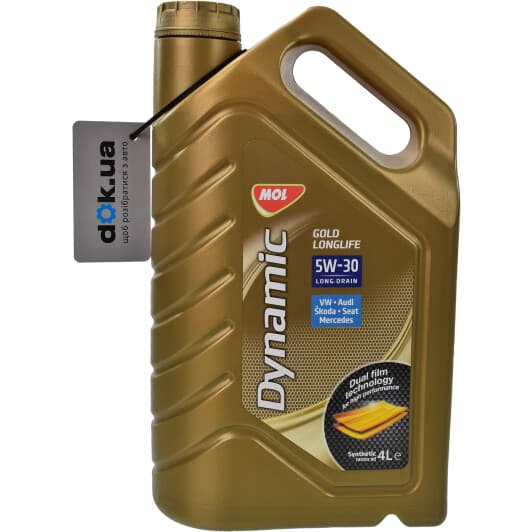 MOL Dynamic Gold Longlife 5W-30 (4 л) моторное масло