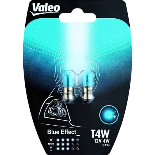 Автолампа Valeo Blue Effect W5W W2,1x9,5d 5 W світло-блакитна 32132