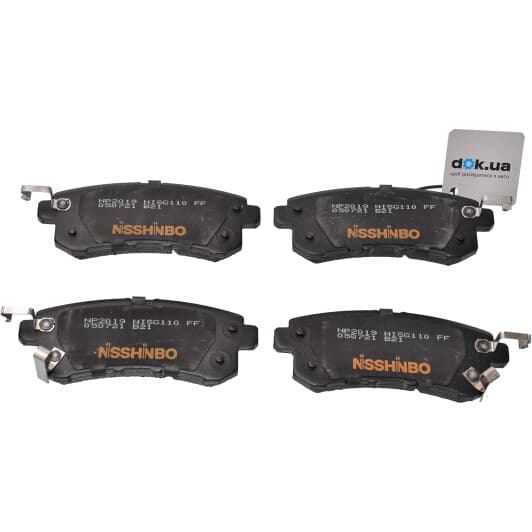 NP2019 Nisshinbo Гальмівні колодки