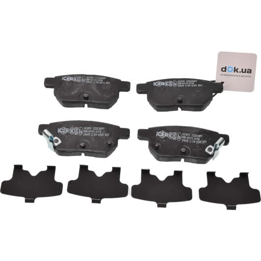 181899 Icer Тормозные колодки