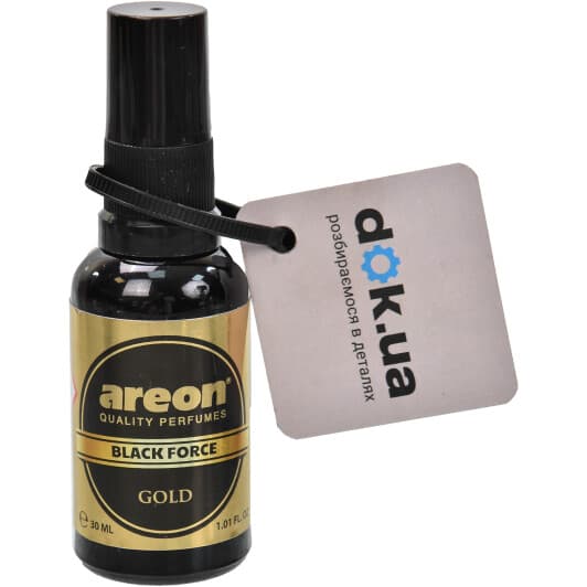 Ароматизатор Areon Black Force Gold 30 мл