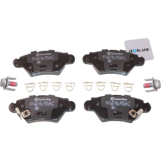 P 59 031 Brembo Тормозные колодки