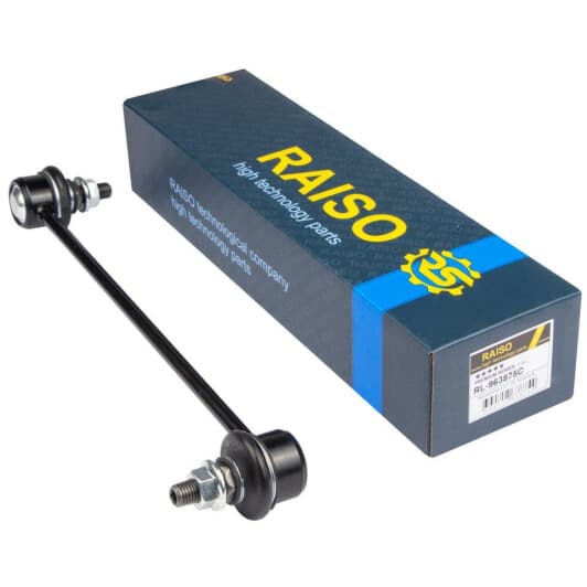 rl963875c RAISO Стійка стабілізатора передня Chevrolet Aveo/Nubira/Tacuma 97- (L262mm)