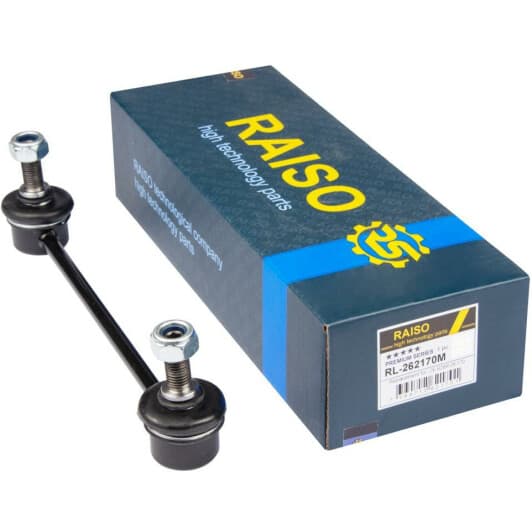 rl262170m RAISO Стійка стабілізатора задня Mazda 323/Premacy 98-05 (L190mm)
