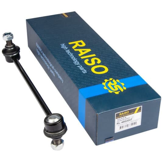 rl488204t RAISO Стійка стабілізатора передня Toyota Avensis Verso 01-10 (L280mm)