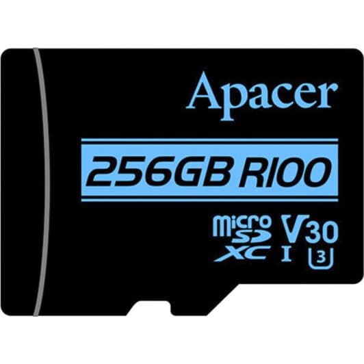 Карта памяти Apacer microSDXC 256 ГБ с SD-адаптером