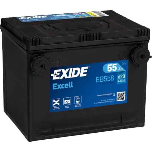 Акумулятор Exide 6 CT-55-L Excell EB558