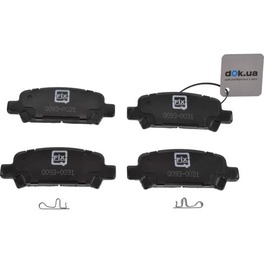 Q0930031 Q-Fix Тормозные колодки