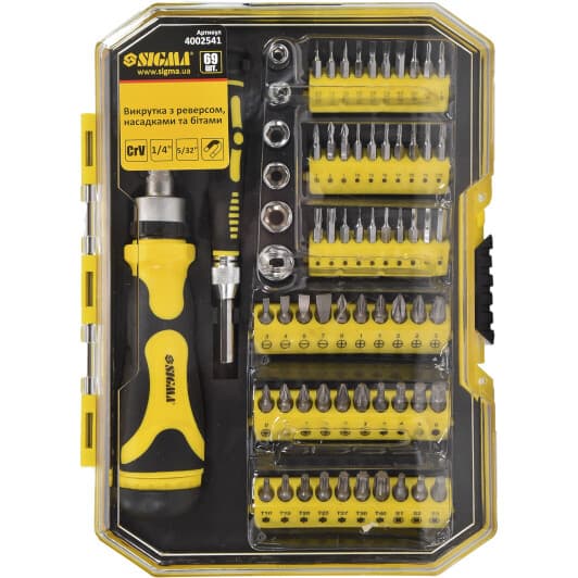 Набор отверток с набором бит Sigma 4002541